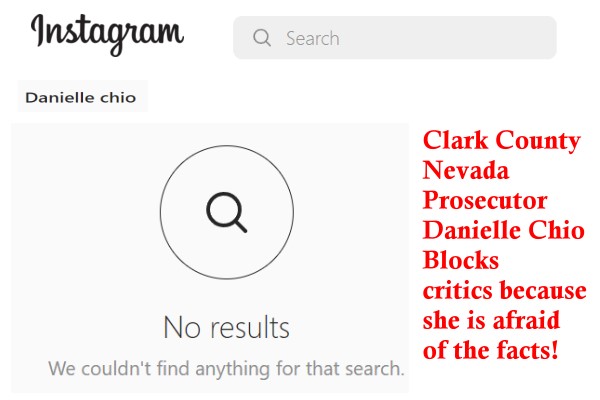 Clark County, NV Prosecutor Danielle Chio Can't Be Trusted as Judge